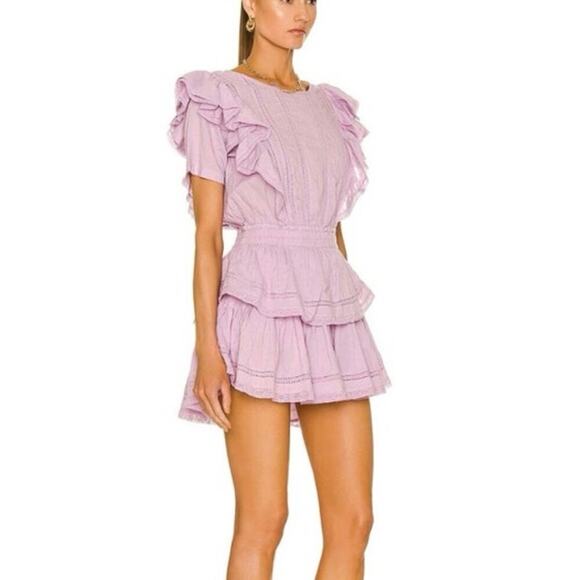 LoveShackFancy Natasha Dress in Wisteria Size XS NWT - Picture 3 of 8